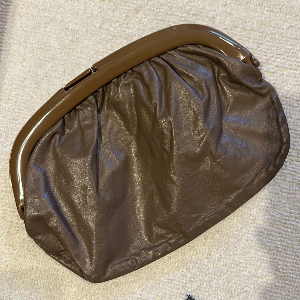 Vintage Genuine Leather Clutch